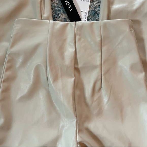 H&M Vegan Leather Flare Pants - Picture 8 of 8